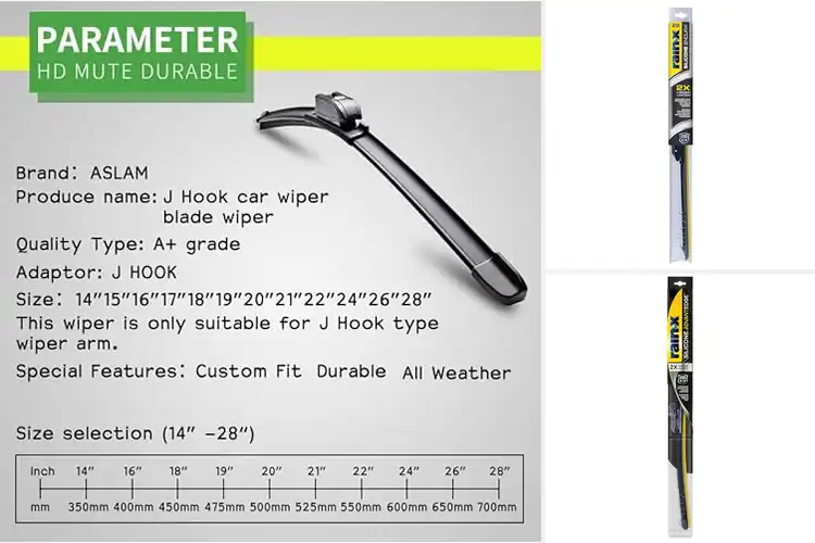 Detailed view of 10 Best Long-Lasting Wipers: Clear View Longer